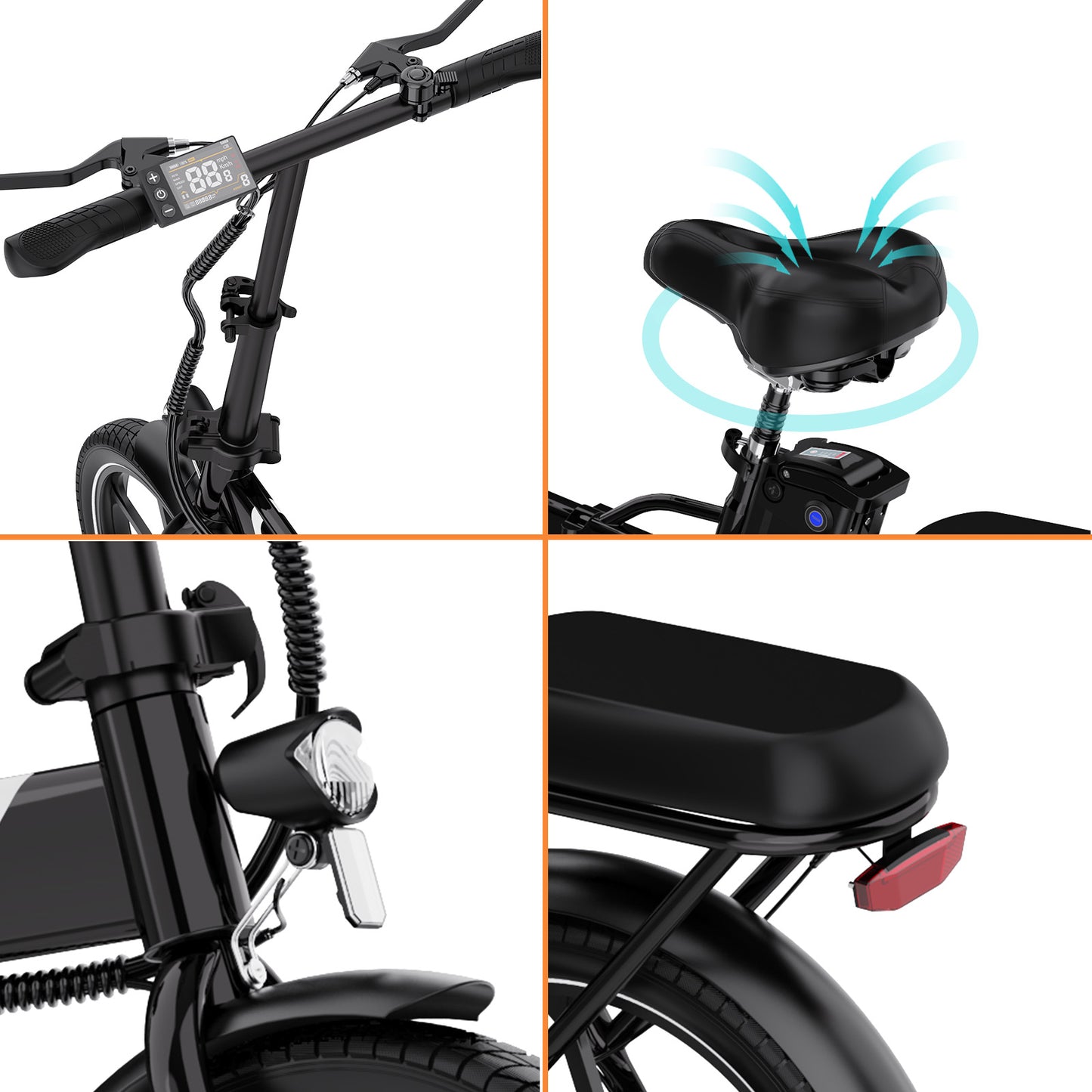 Vélo électrique pliable Evercross EK5