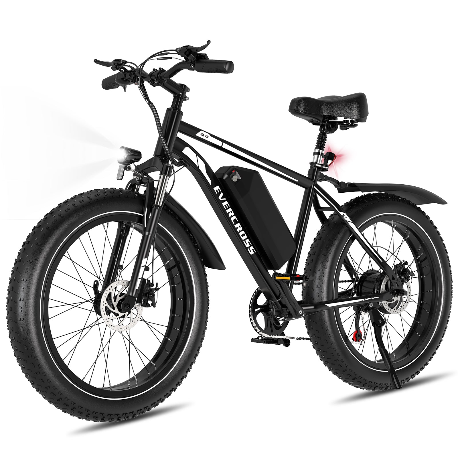 e bike fully 15 zoll Evercross EK15S Fat-Tyre Electric Bicycle