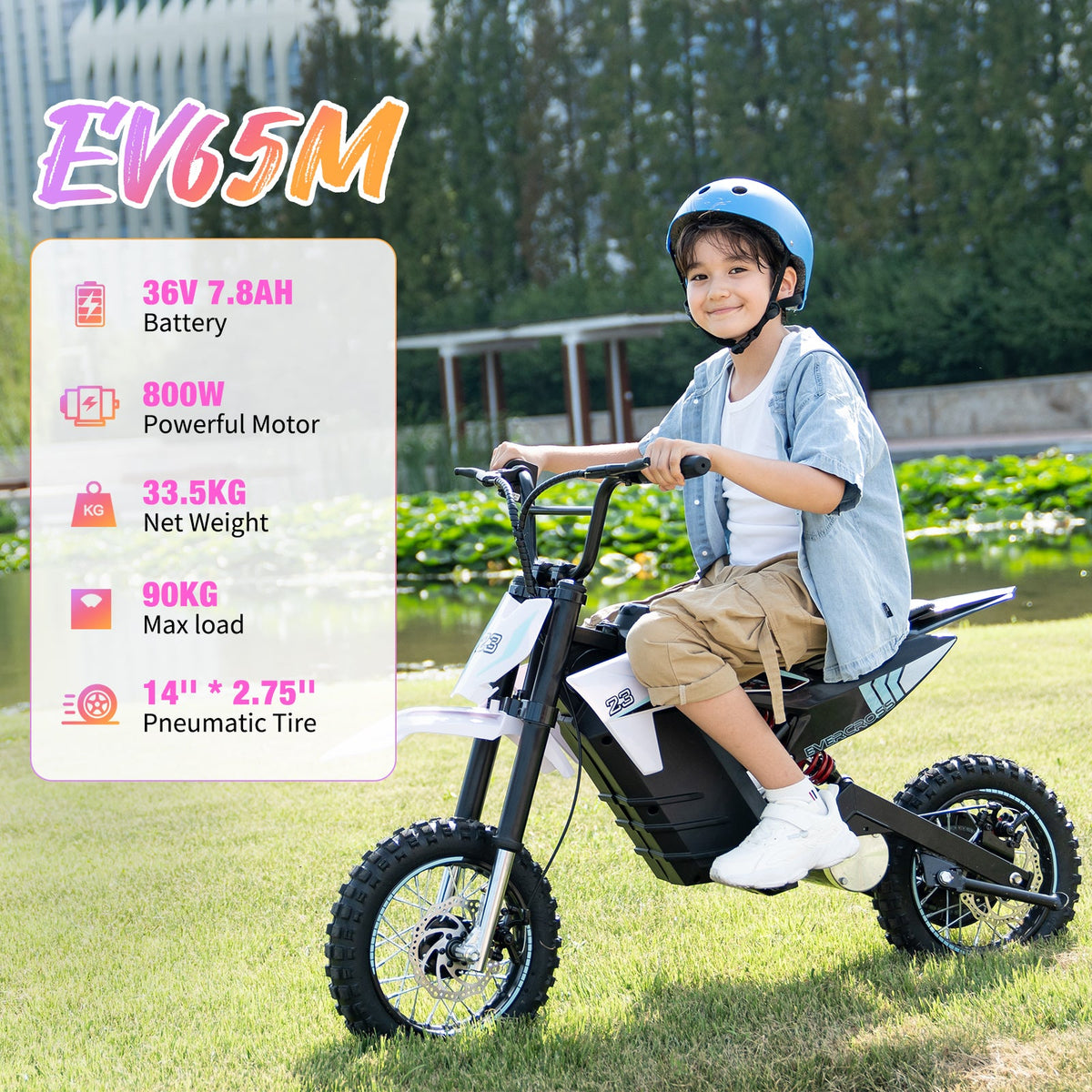 EVERCROSS EV65M Electric Motocross Electric Moped With 800W Motor 6 evercross-ev65m-electric-motocross-electric-moped-with-800w-motor-6