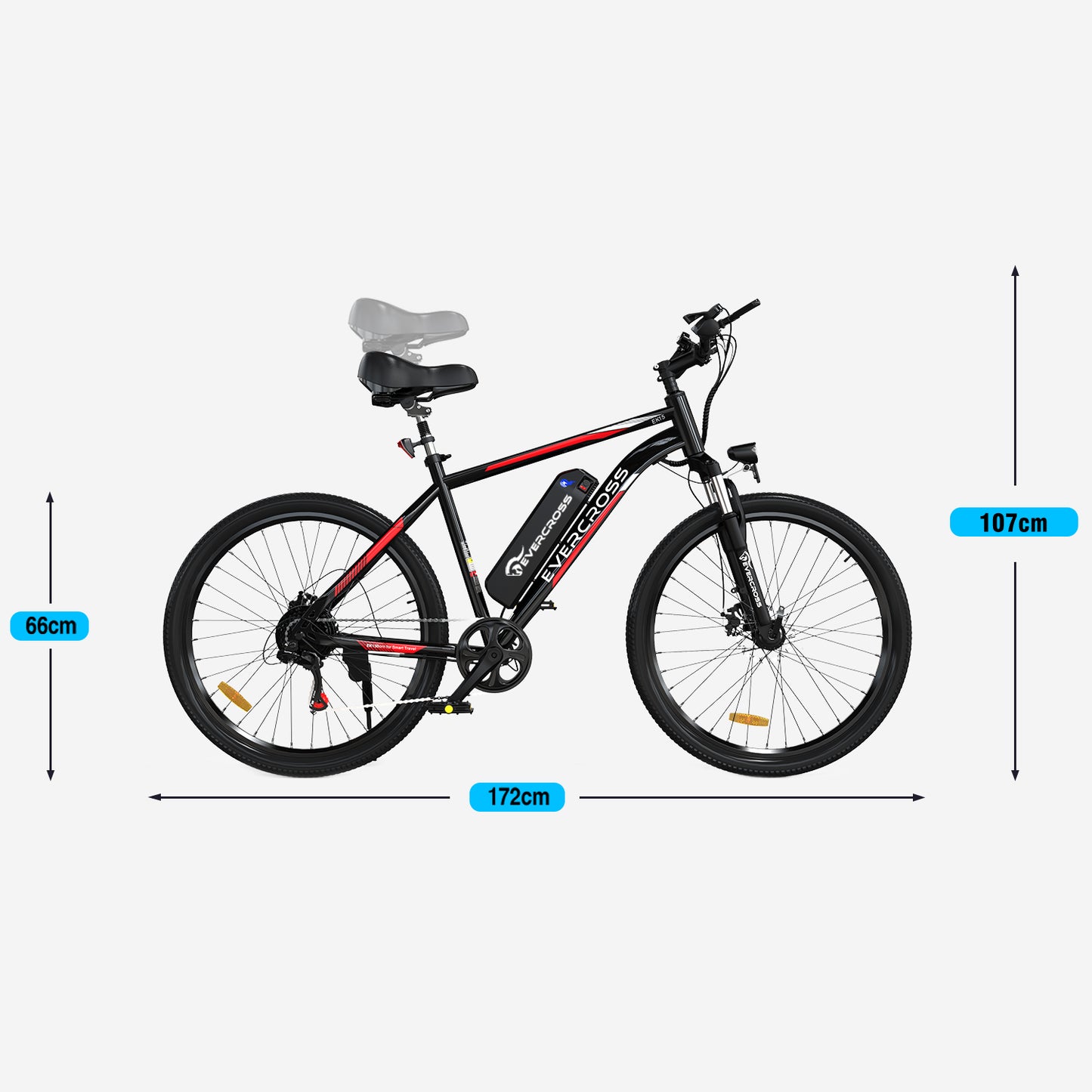 Bicicletta elettrica EVERCROSS EK15
