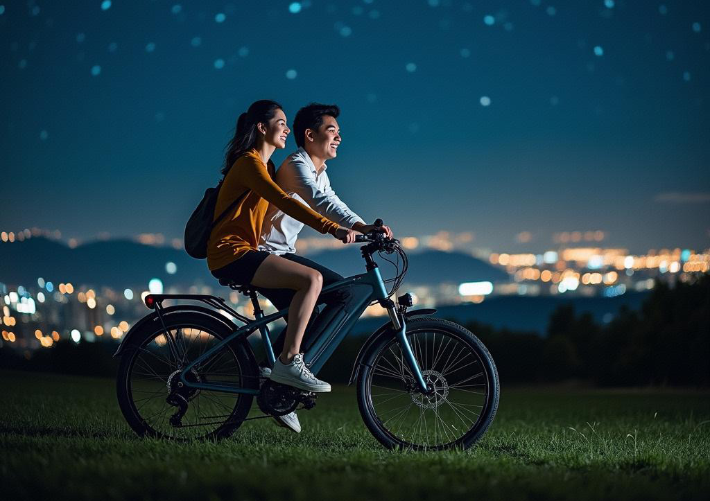 Couple Electric Bicycle EK15: The Love Double Seat Vehicle