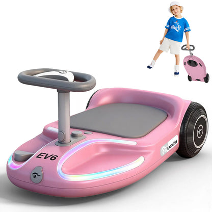 EVERCROSS EV6 Elektryczny samochód dla dzieci, hulajnoga 4 w 1 i bujaczek
