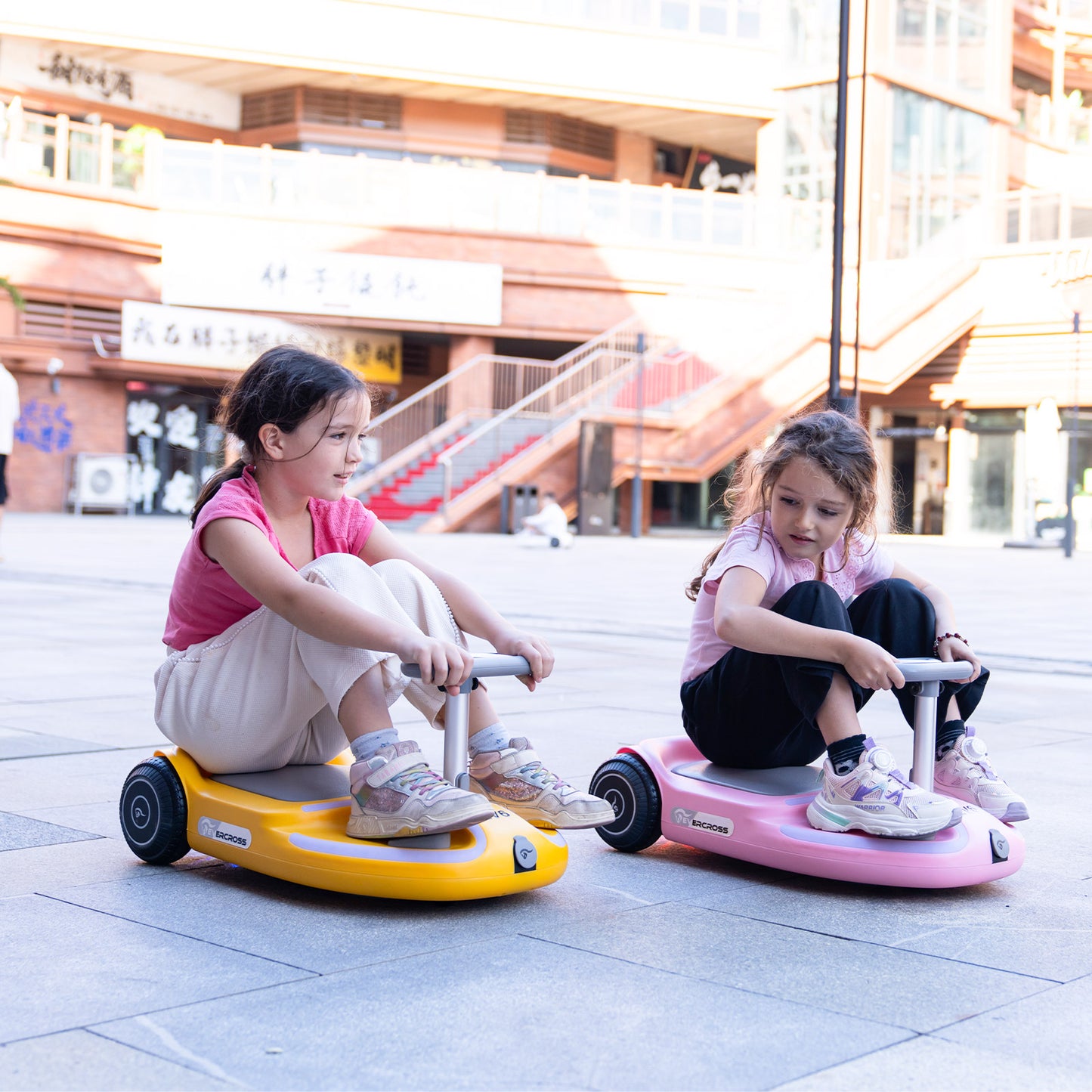 EVERCROSS EV6 Elektryczny samochód dla dzieci, hulajnoga 4 w 1 i bujaczek