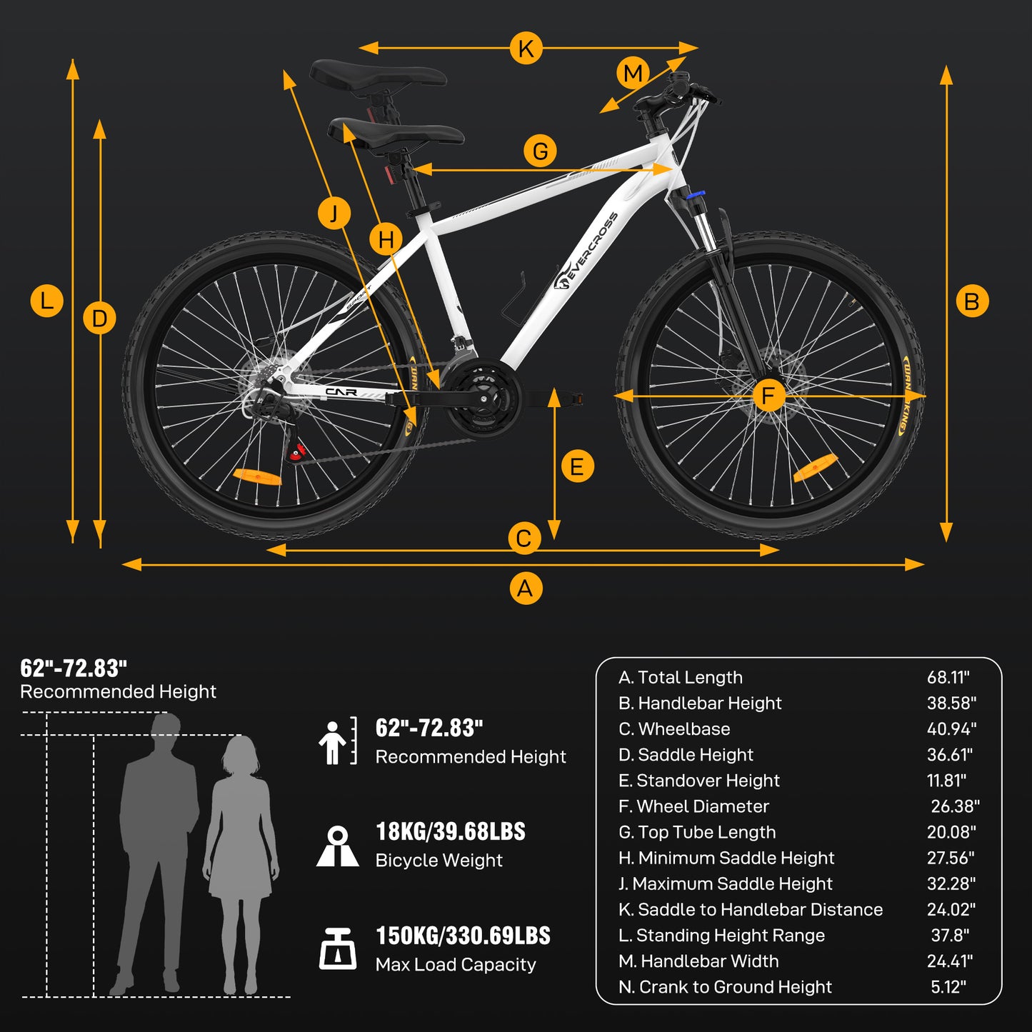 Evercross EM3 Mountain Bike