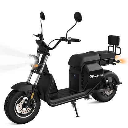 EVERCROS 702 Electric Motorbike, 60V-30Ah Lithium, Schwarz