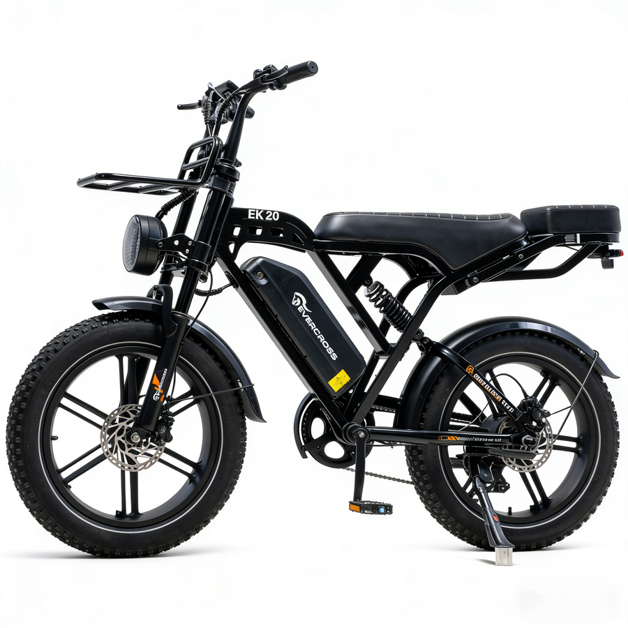 EVERCROSS EK20 elektrische fiets met dikke banden