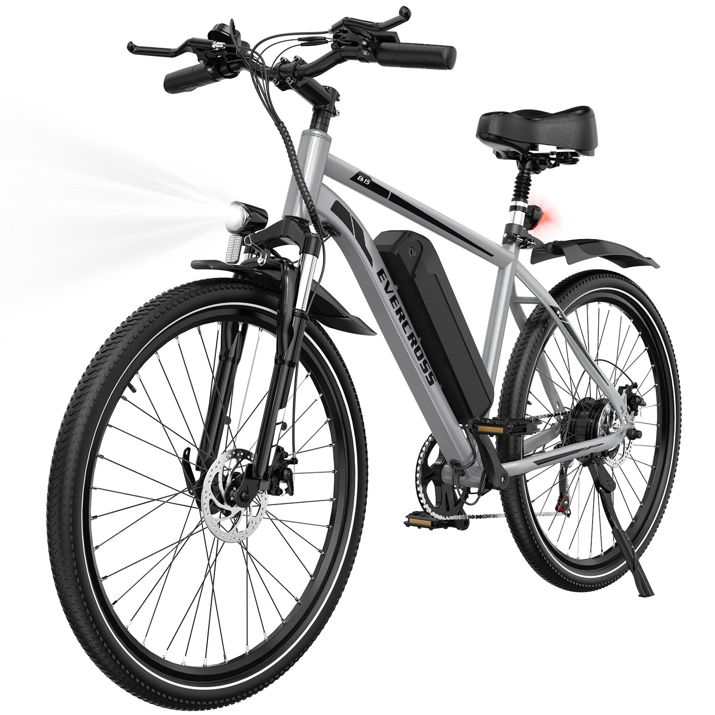 EVERCROSS EK15 Adult Electric Bike-Grey