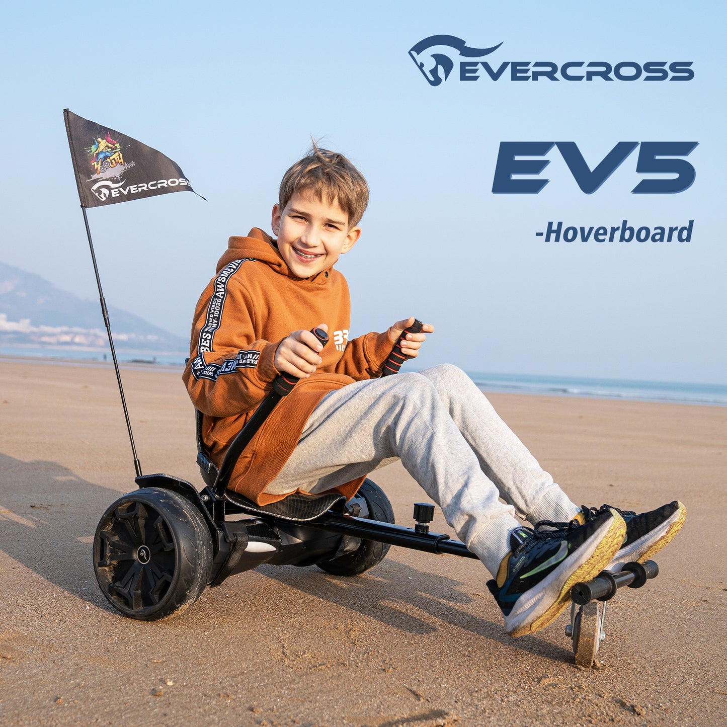 EVERCROSS EV5 Hoverboard da 8,5", scooter elettrico fuoristrada autobilanciato 