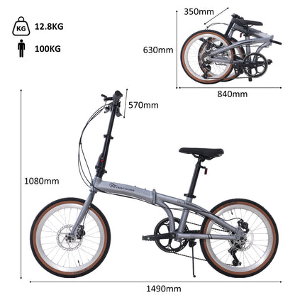 EVERCROSS EM1 20” Folding Bike