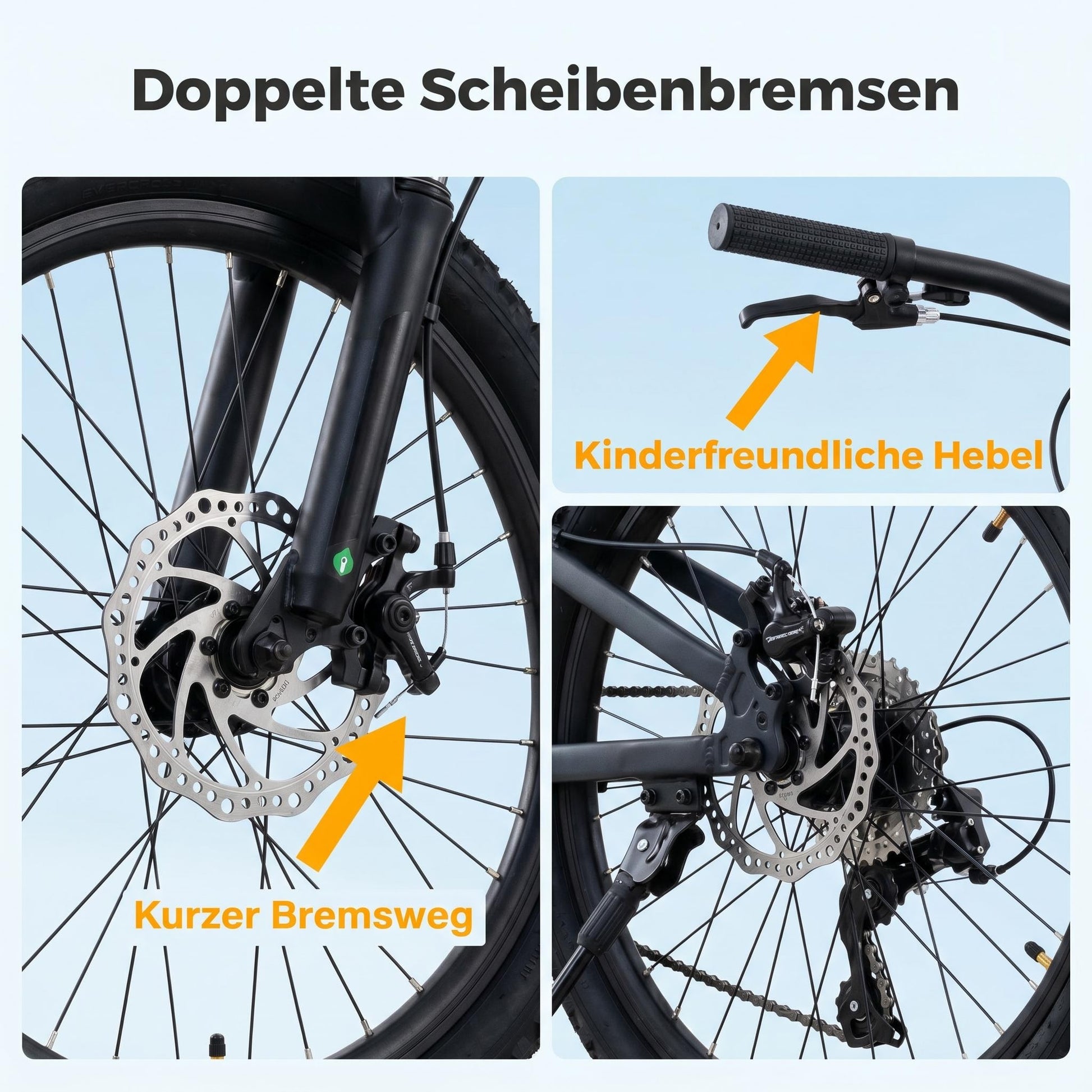 Bicicleta de montaña para niños EVERCROSS EM5
