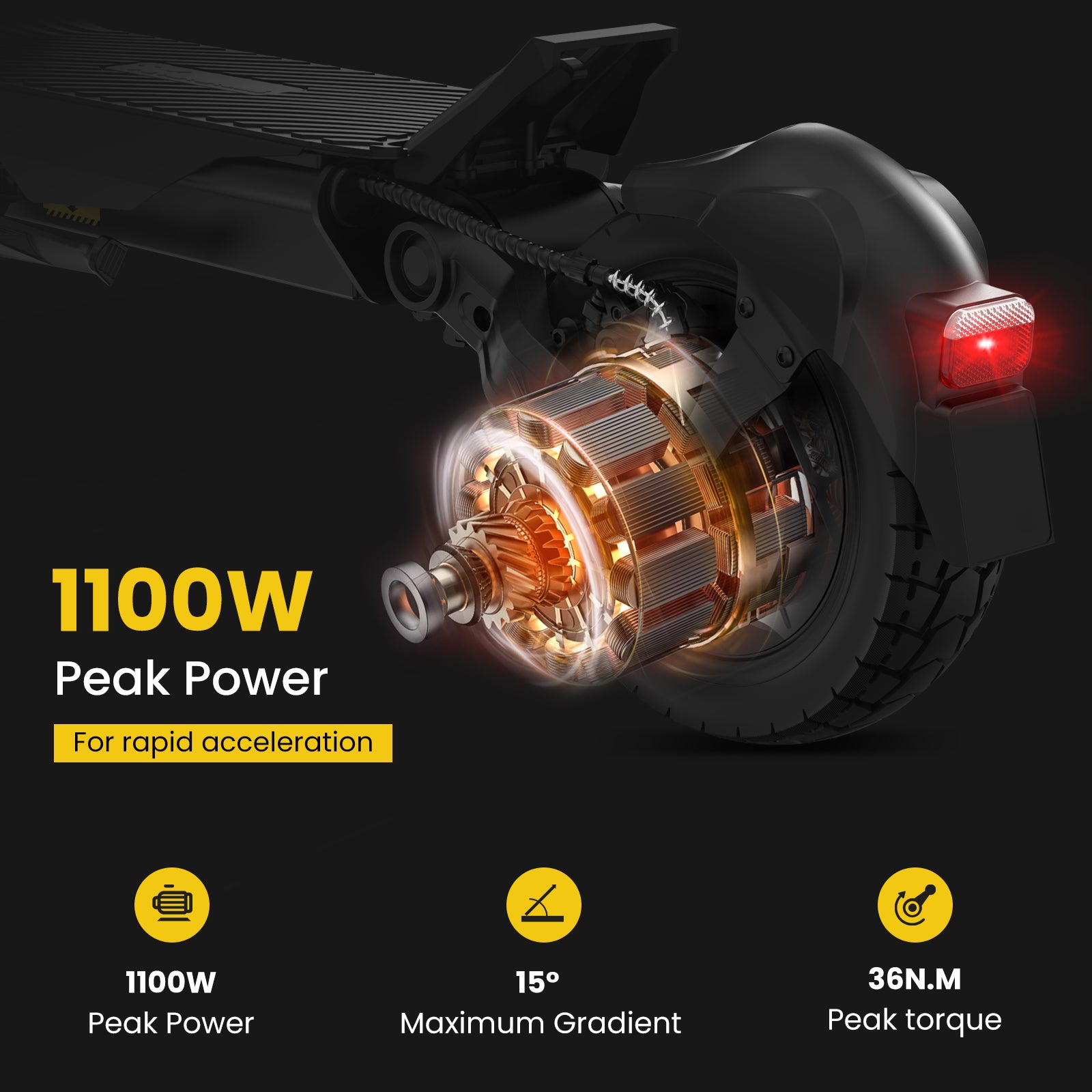 Trottinette électrique pliable Evercross C3 pour adultes