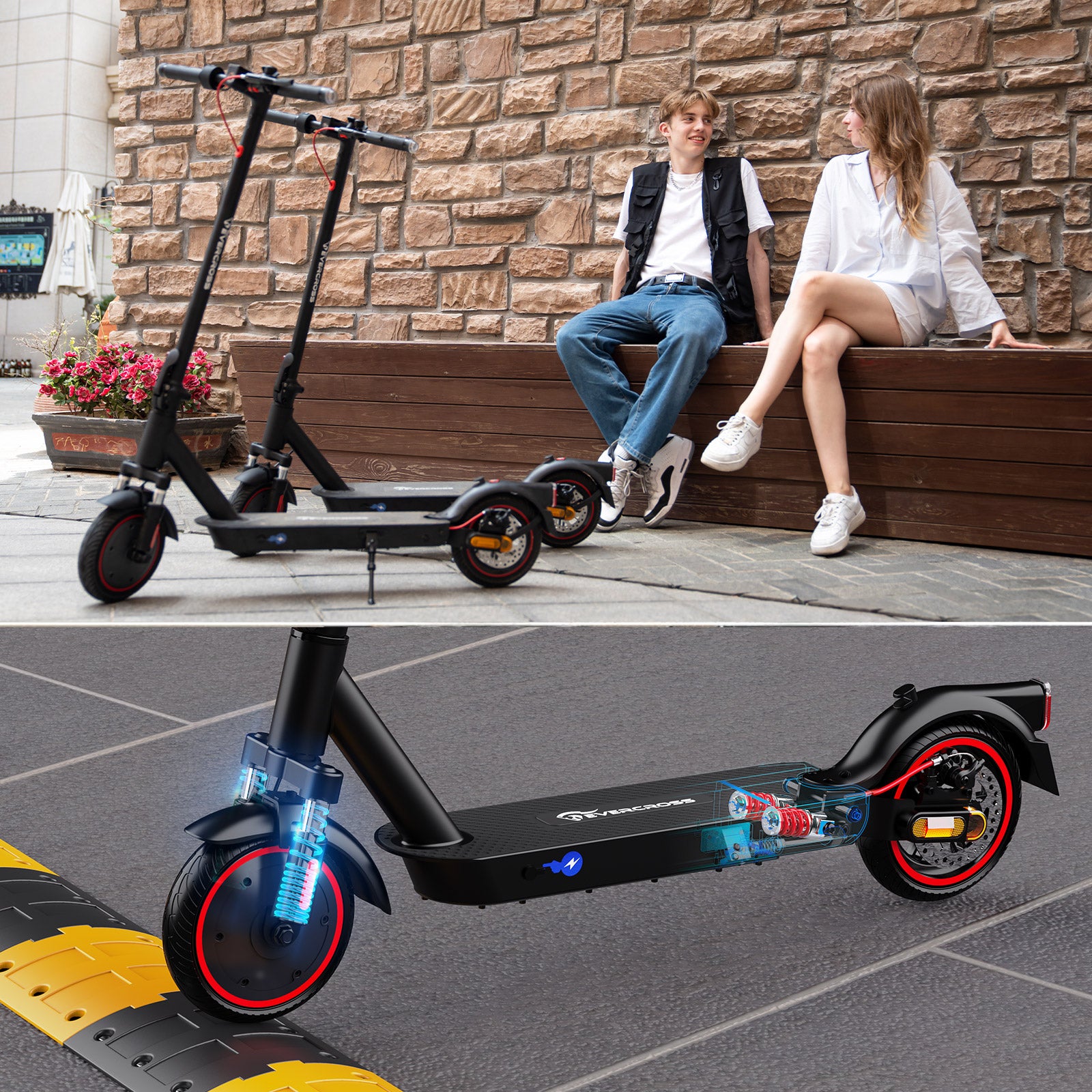 自転車本体 EVERCROSS Electric Scooter Evercross 800W ( New Model 2023 )