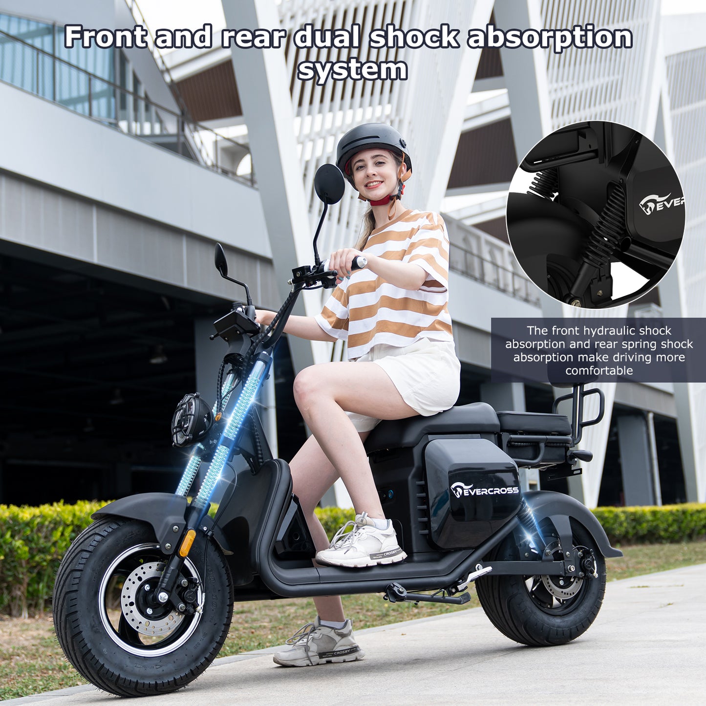 EVERCROSS 2000W Tandem Electric Bicycle