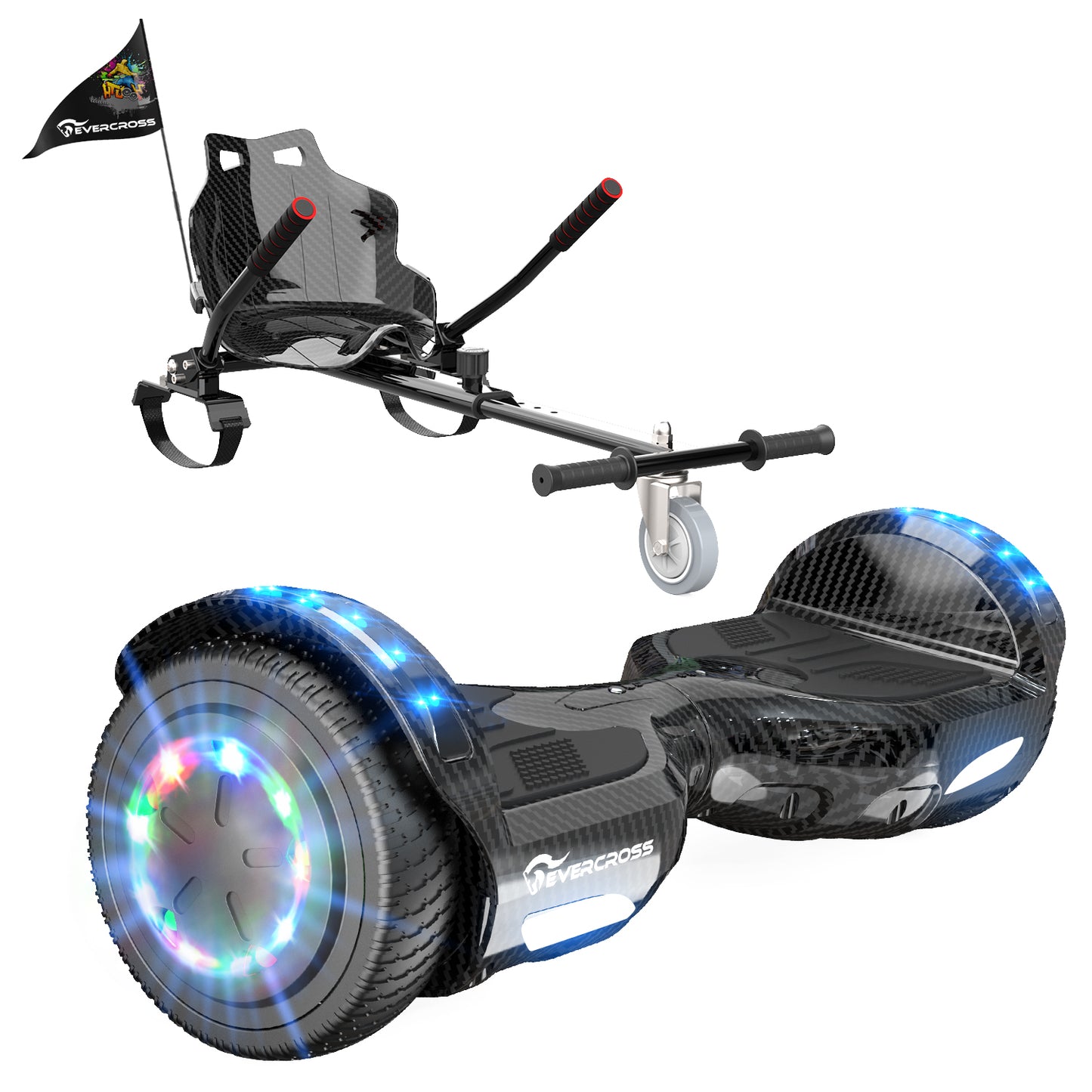 MaxEarn Hoverboard-zitting, universele 6,5 - 10 inch (16,5 - 25,5 cm MaxEarn Hoverboard-zitting, universele 6,5 - 10 inch (16,5 - 25,5 cm