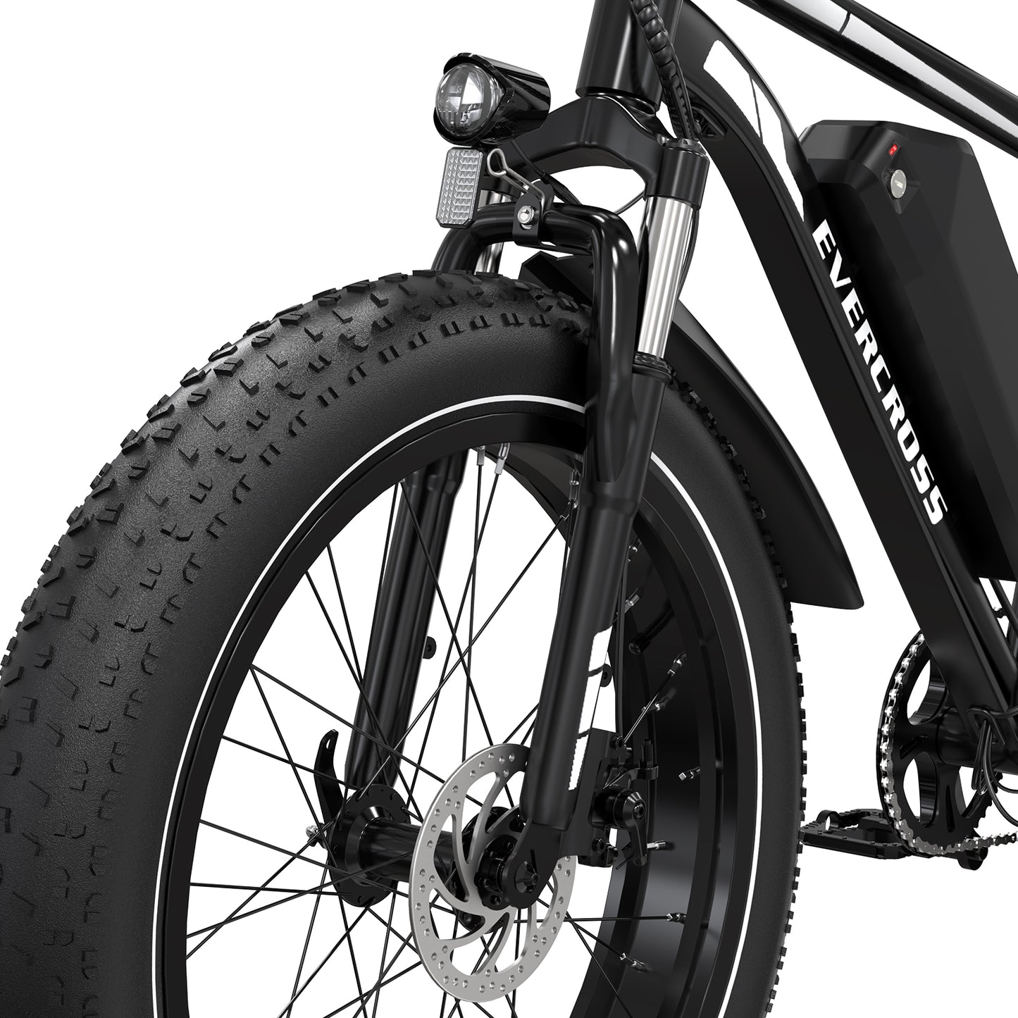 Evercross EK15S Bicicleta eléctrica de neumáticos anchos