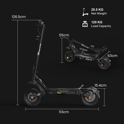 Trottinette électrique pliable Evercross C3 pour adultes