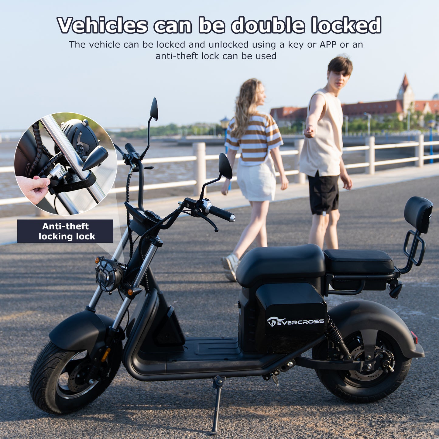 EVERCROSS 2000W Tandem Electric Bicycle