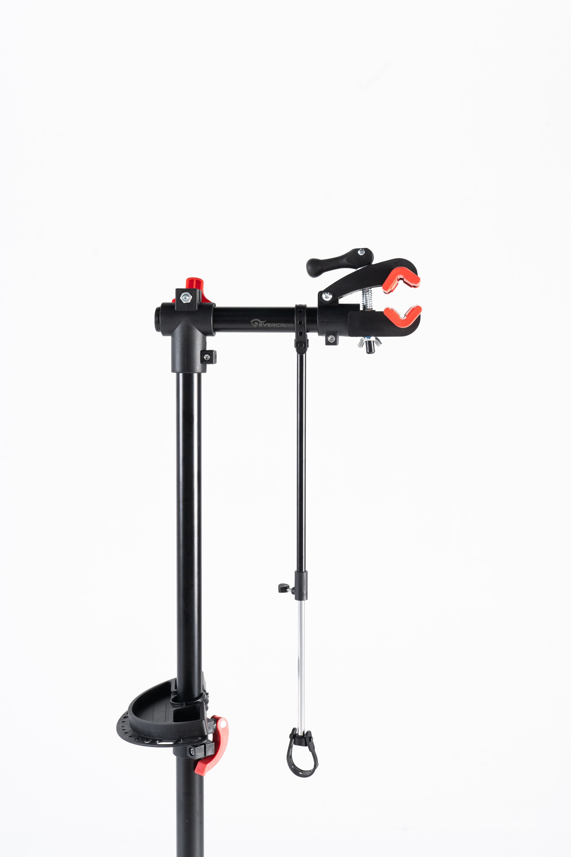 EVERCROSS Foldable Bike Repair Stand with 360° Rotating Clamp, Adjustable Height up to 1.73 m, Magnetic Tool Tray, Stable Tripod Base