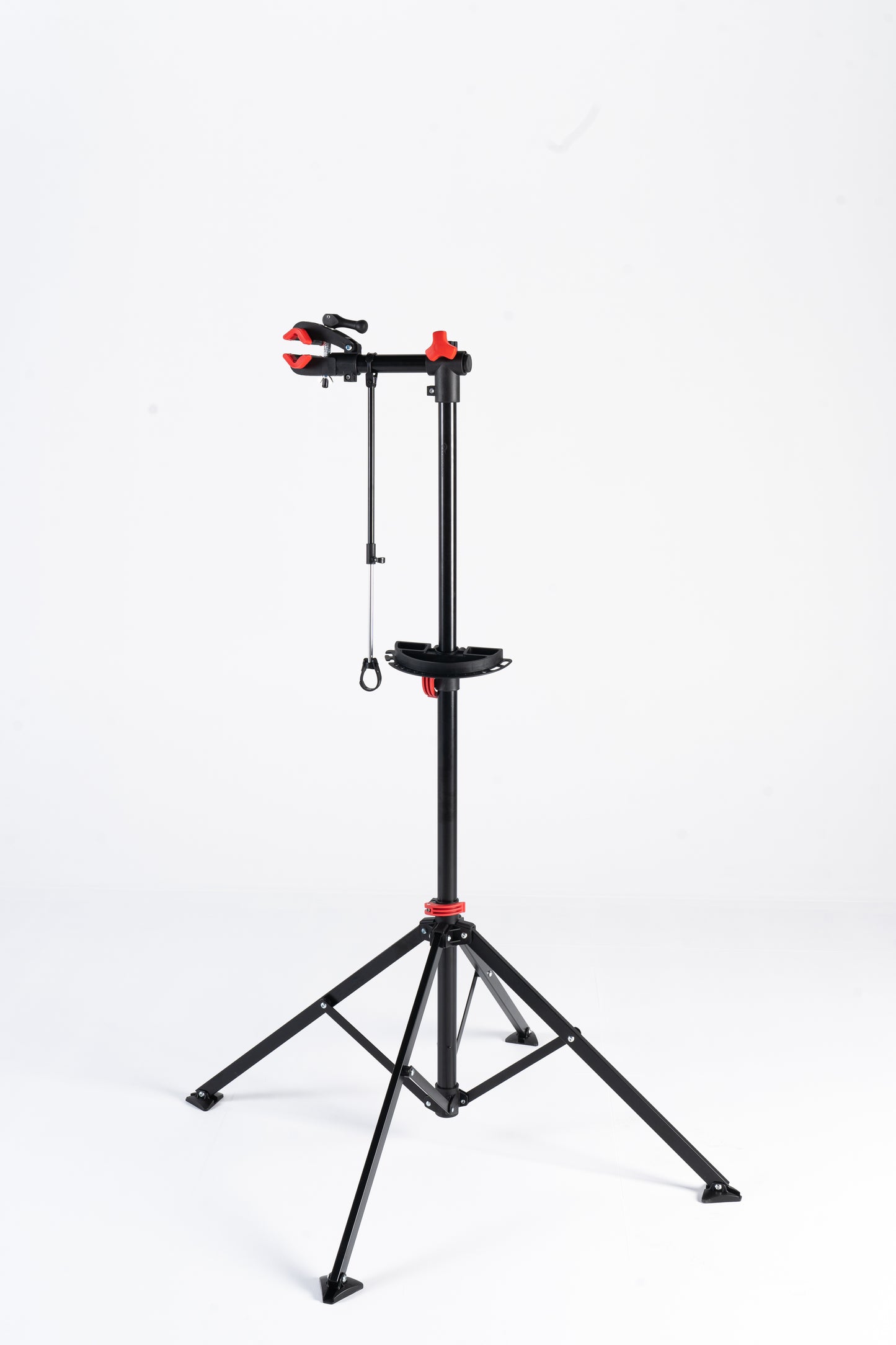 EVERCROSS Foldable Bike Repair Stand with 360° Rotating Clamp, Adjustable Height up to 1.73 m, Magnetic Tool Tray, Stable Tripod Base