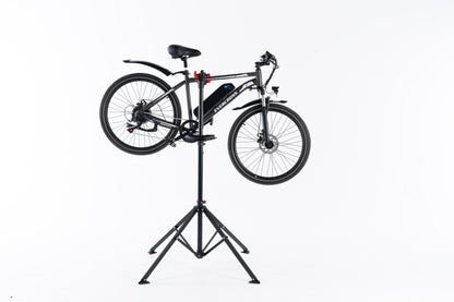 EVERCROSS Foldable Bike Repair Stand with 360° Rotating Clamp, Adjustable Height up to 1.73 m, Magnetic Tool Tray, Stable Tripod Base