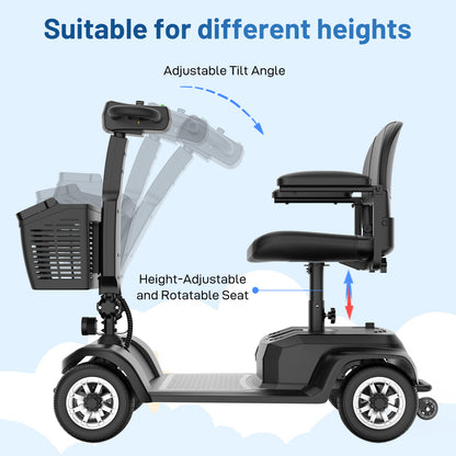 EVERCROSS L6 4-Wheel Foldable Electric Mobility Scooter