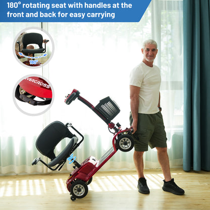 EVERCROSS L6 4-Wheel Foldable Electric Mobility Scooter