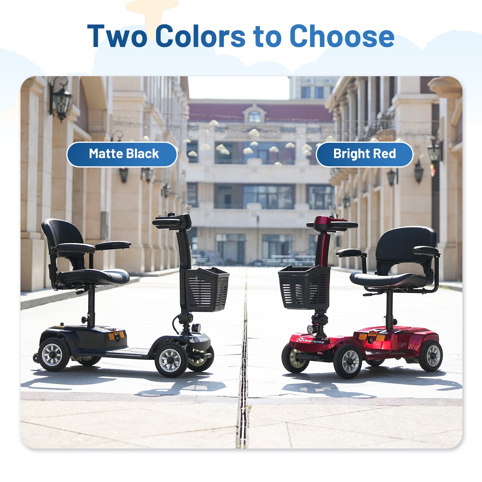 EVERCROSS L6 4-Wheel Foldable Electric Mobility Scooter