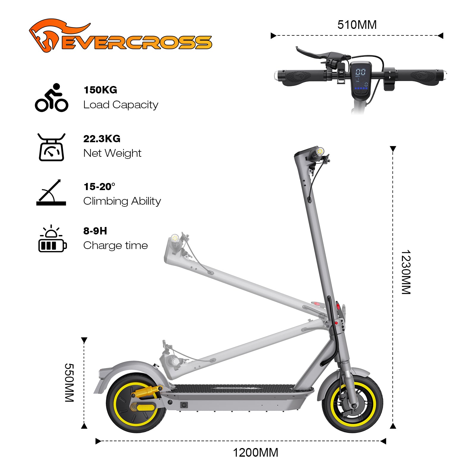 EVERCROSS EV10S MAX Electric Scooter