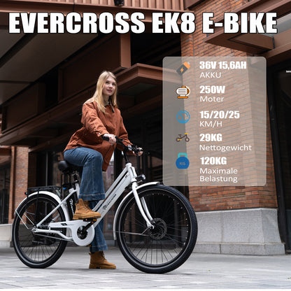 Bicicleta eléctrica EVERCROSS EK8