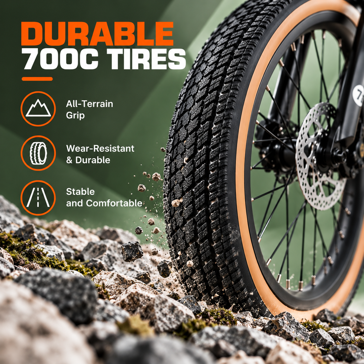 Vélo de montagne adulte EVERCROSS EM8, vélo tout terrain