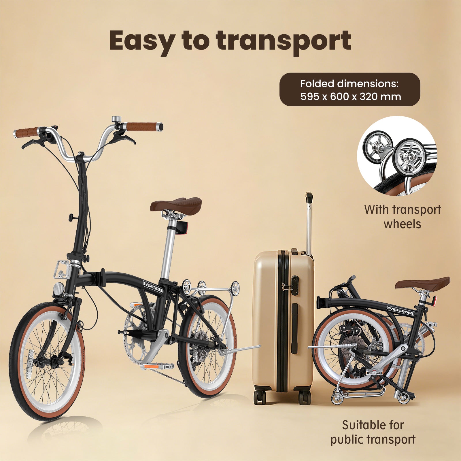 EVERCROSS EM6 16 inch vouwfiets