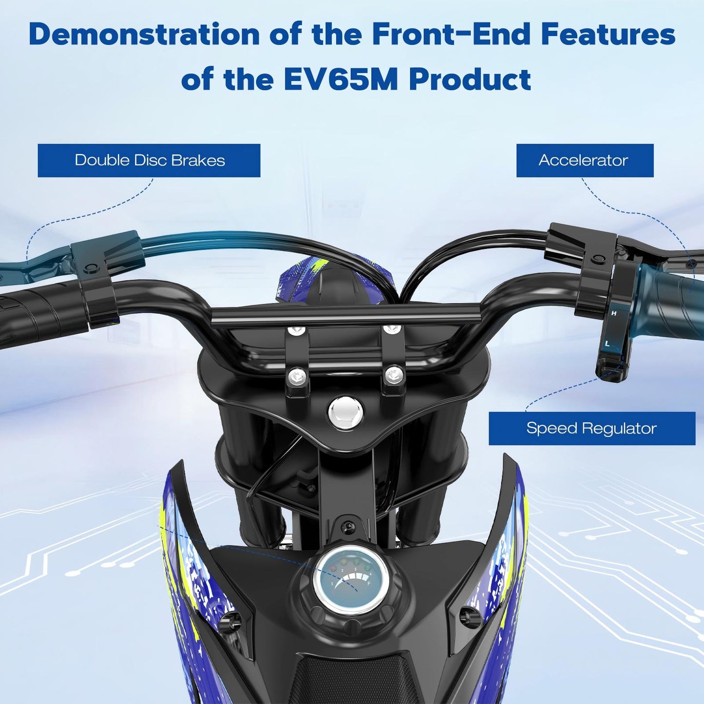 EVERCROSS EV65M Electric Off-Road Motorcycle for Ages 12+