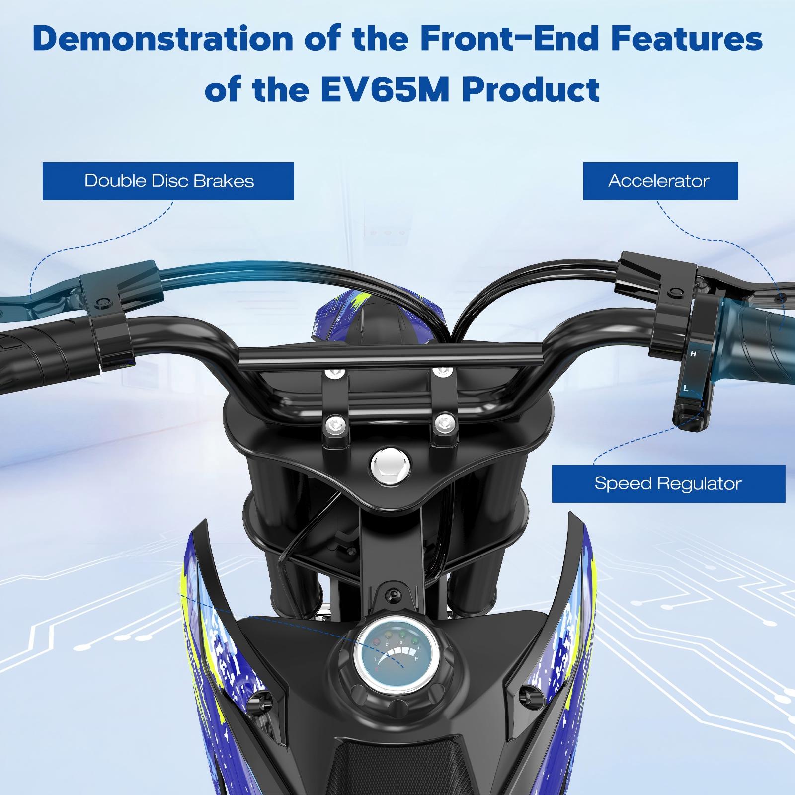 EVERCROSS EV65M Electric Off-Road Motorcycle for Ages 12+