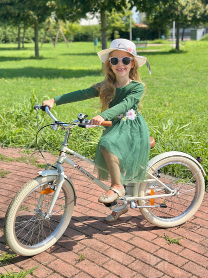 Bicicleta infantil EVERCROSS EM2 de 20 pulgadas, bicicleta retro para niños de 6 años en adelante.