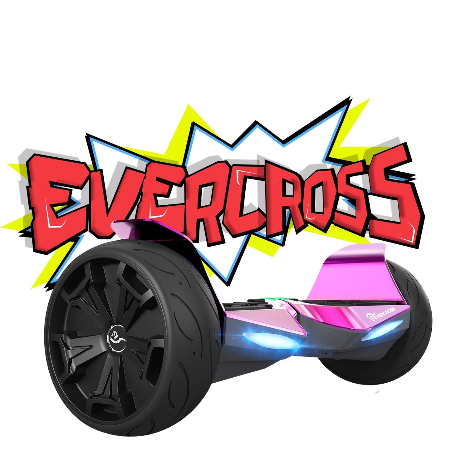 EVERCROSS EV5 Hoverboard de 8.5", Patinete Eléctrico Todoterreno Autoequilibrado