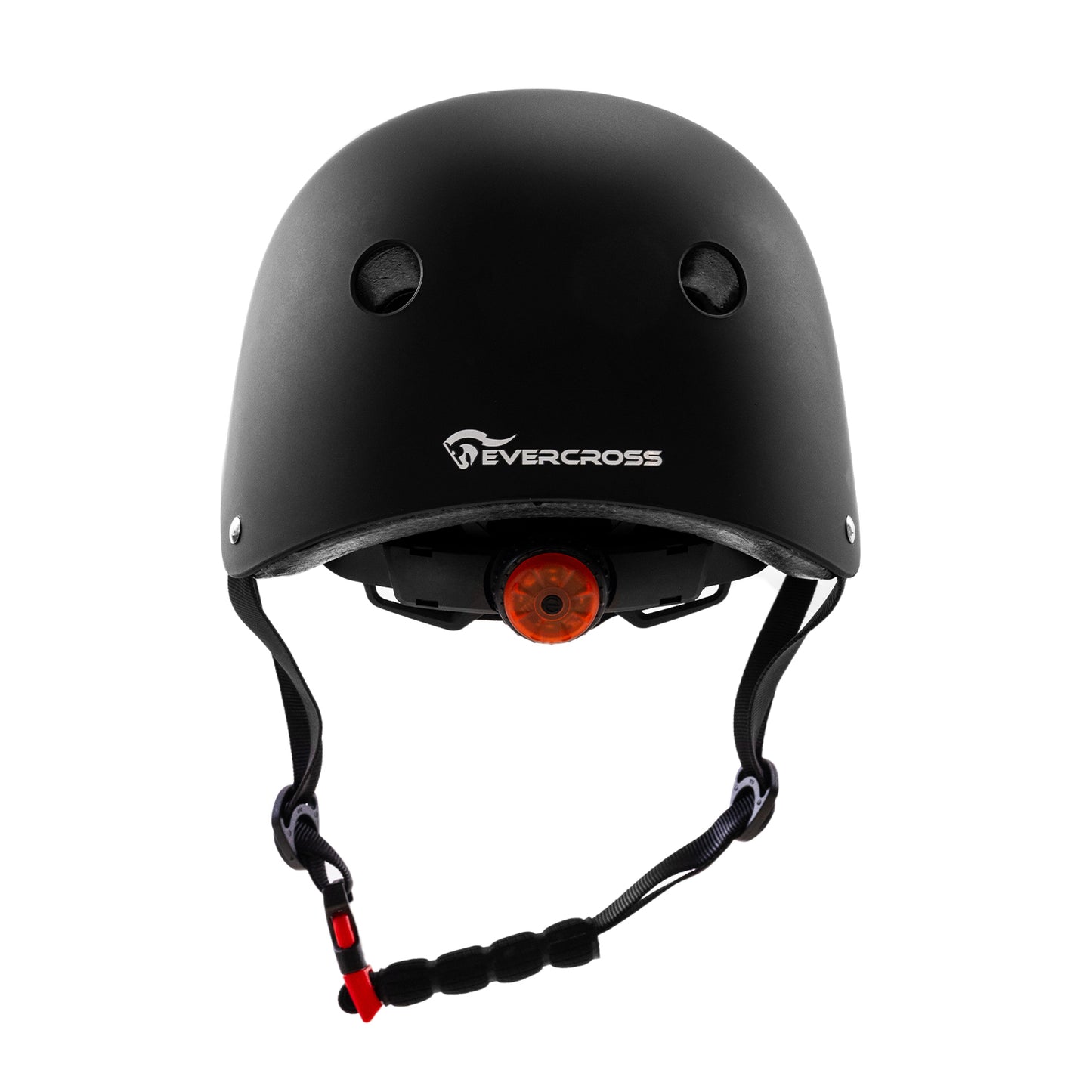 EVERCROSS MTB Bicycle Helmet with Rear Light, EN1078 Certified, PC-EPS Protection, Adjustable Size M/L, Lightweight & Breathable