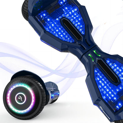 EVERCOSS EV2 Hoverboard, 6.5 Pulgadas Hoverboard Automatic Balancing with Bluetooth