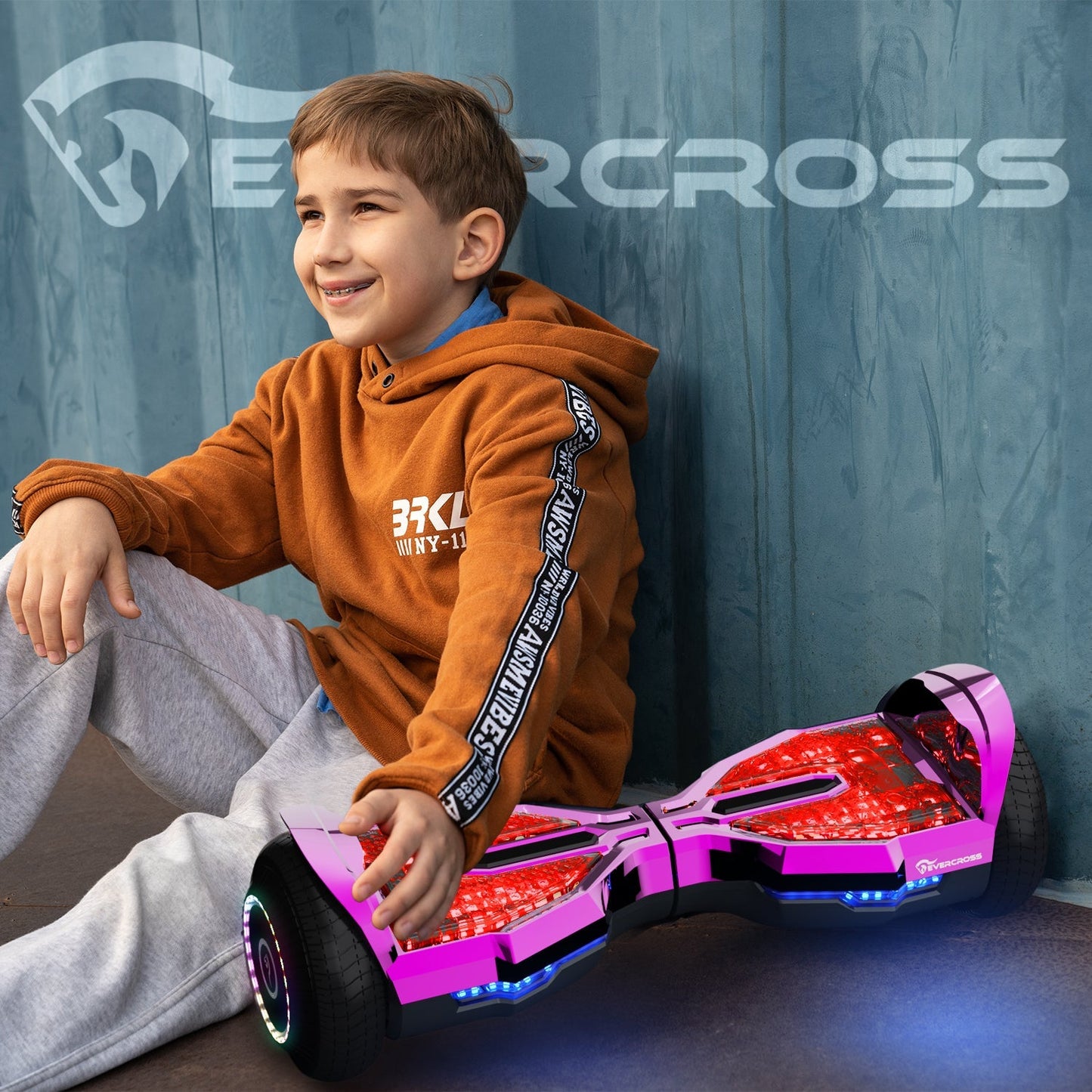 EVERCOSS EV2 Hoverboard with Bluetooth and Karting