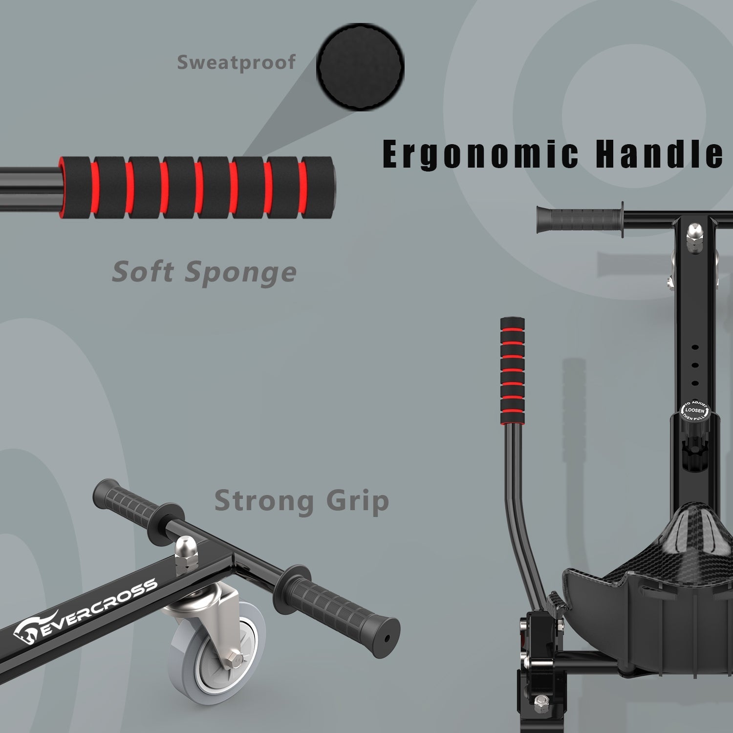 EVERCROSS Accesorio de asiento hoverboard, adecuado para niños y adultos