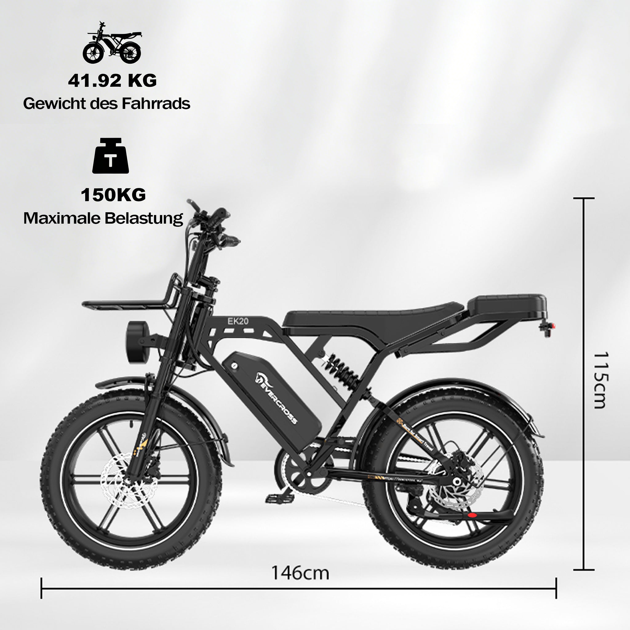 EVERCROSS EK20 Electric Fat Tire Bike – eu.evercross.eu